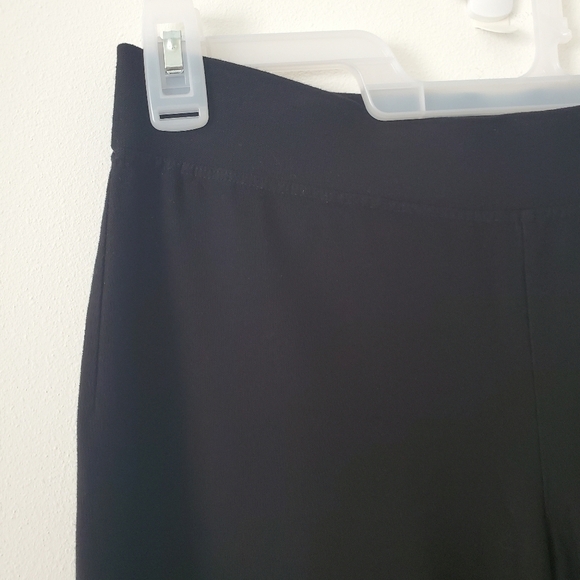Eileen Fisher  Straight Leg Cropped Trousers Pants in black Size Small - Picture 4 of 10